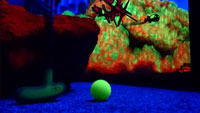 Glow in the Dark Indoor Mini Golf course